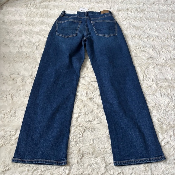 NWT American Eagle Women's Size 2/26 Short Blue Stretch Curvy Straight Jeans - Picture 6 of 6